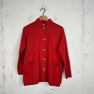Brunello Cucinelli For Zoom Collared Button Front Knit Cardigan Sweater Med